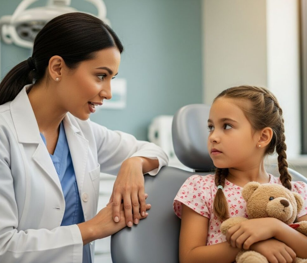 Dziecko u dentysty. Pierwsza wizyta u stomatologa