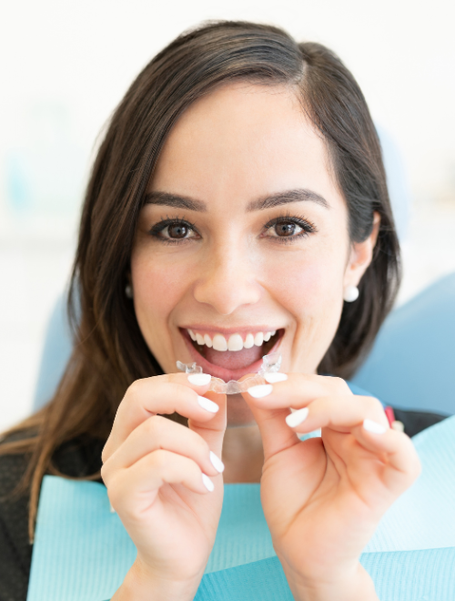 Nakładki prostujące - ortodonta warszawa