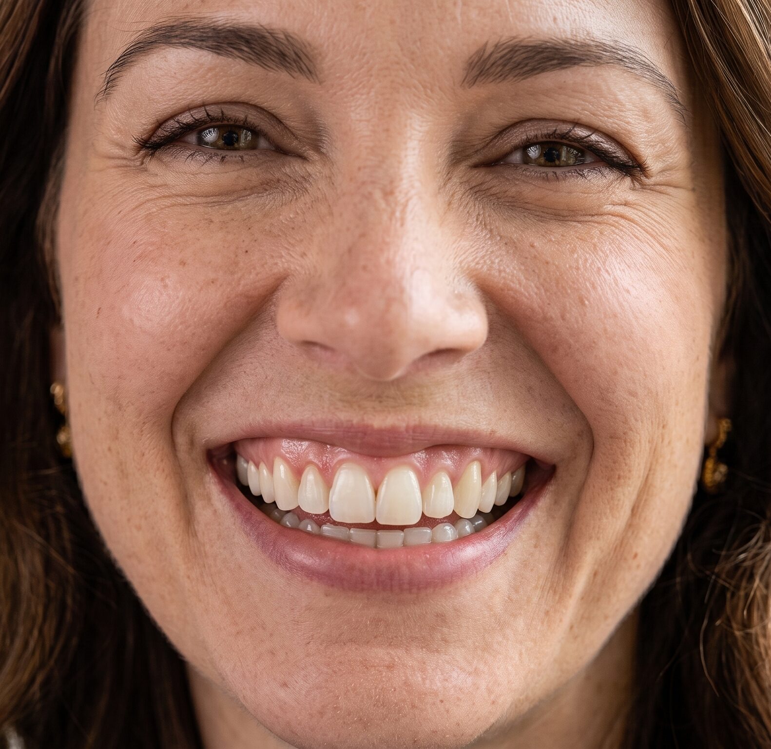Exposed tooth necks — recession, wear or erosion